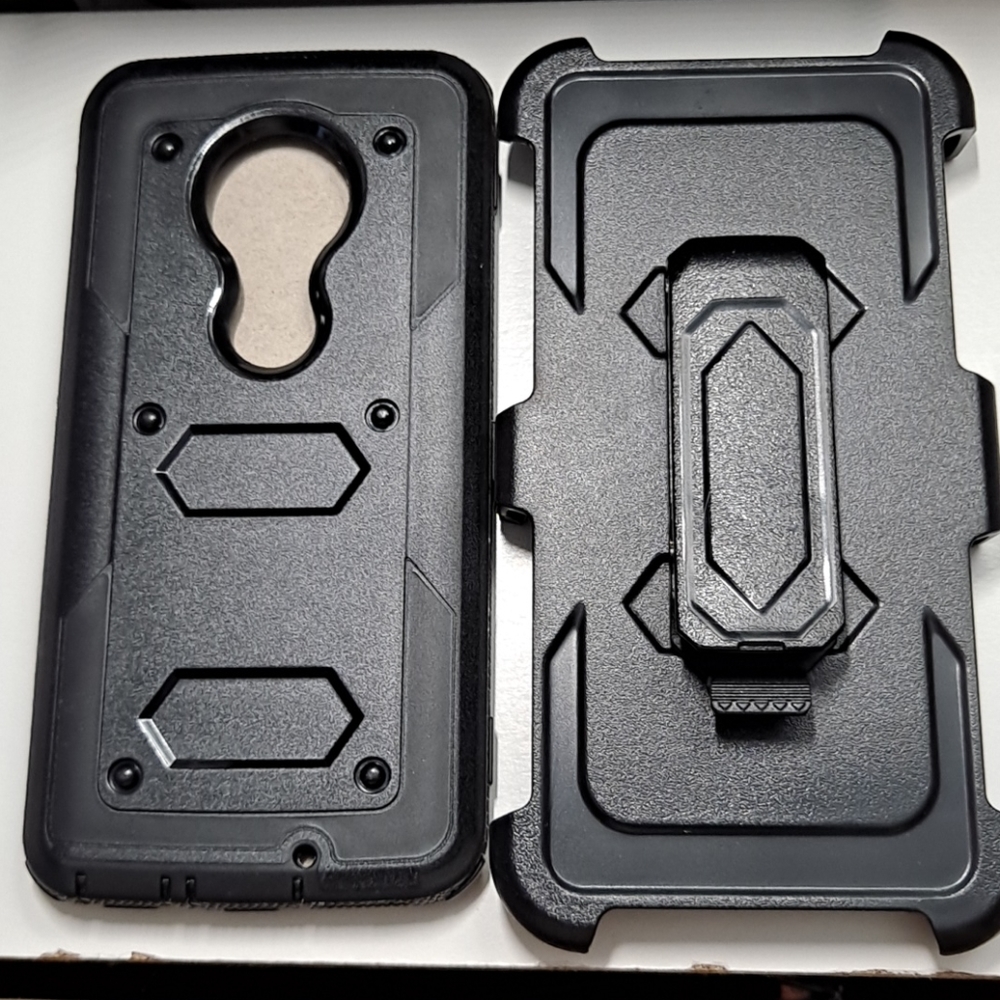 case clip for motorola G7 color black new
